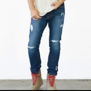 Tribe Kelley USA Muir Distressed Beachman Jeans